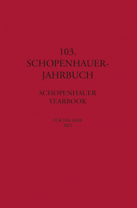 103. Schopenhauer Jahrbuch – für das Jahr 2022 – Matthias Koßler (Hrsg.), Dieter Birnbacher (Hrsg.) – ISBN 9783826082283 / 978-3-8260-8228-3 / 978-3-8260-8228-3 [Digital]