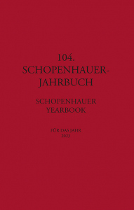 104. Schopenhauer Jahrbuch – für das Jahr 2023 – Matthias Koßler (Hrsg.), Dieter Birnbacher (Hrsg.) – ISBN 9783826088117 / 978-3-8260-8811-7 / 978-3-8260-8811-7