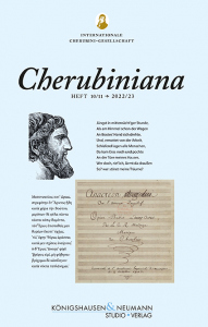 Cherubiniana 10/11 – Zeitschrift der Internationalen Cherubini-Gesellschaft e.V. - Heft 10/11 (2022/23) – Helen Geyer, Michael Pauser – ISBN 9783826088629 / 978-3-8260-8862-9 / 978-3-8260-8862-9