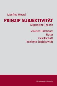 Cover zu Prinzip Subjektivität: Allgemeine Theorie (ISBN 9783826031298)