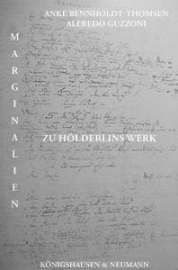 Cover zu Marginalien zu Hölderlins Werk (ISBN 9783826043109)