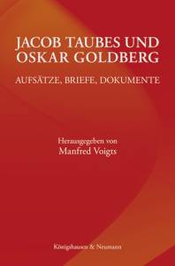 Cover zu Jacob Taubes und Oskar Goldberg (ISBN 9783826046209)