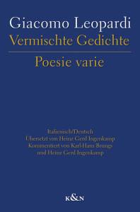 Cover zu Vermischte Gedichte Poesie varie (ISBN 9783826048074)