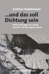 Cover zu ... und das soll Dichtung sein (ISBN 9783826049170)