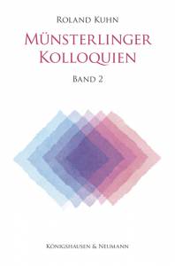 Cover zu Münsterlinger Kolloquien (ISBN 9783826050558)