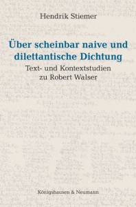 Cover zu Über scheinbar naive und dilettantische Dichtung (ISBN 9783826052354)