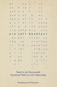 Cover zu Ein Zoll Dankfest (ISBN 9783826056215)