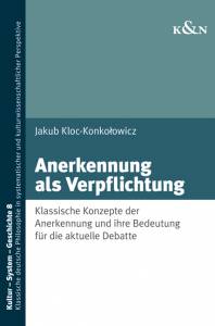 Cover zu Anerkennung als Verpflichtung (ISBN 9783826058318)
