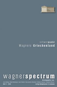 Cover zu wagnerspectrum  (ISBN 9783826065323)