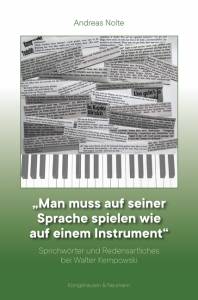 Cover zu „Man muß auf seiner Sprache spielen wie auf einem Instrument“ (ISBN 9783826069345)