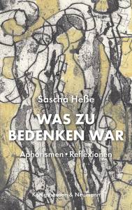 Cover zu Was zu bedenken war (ISBN 9783826075285)