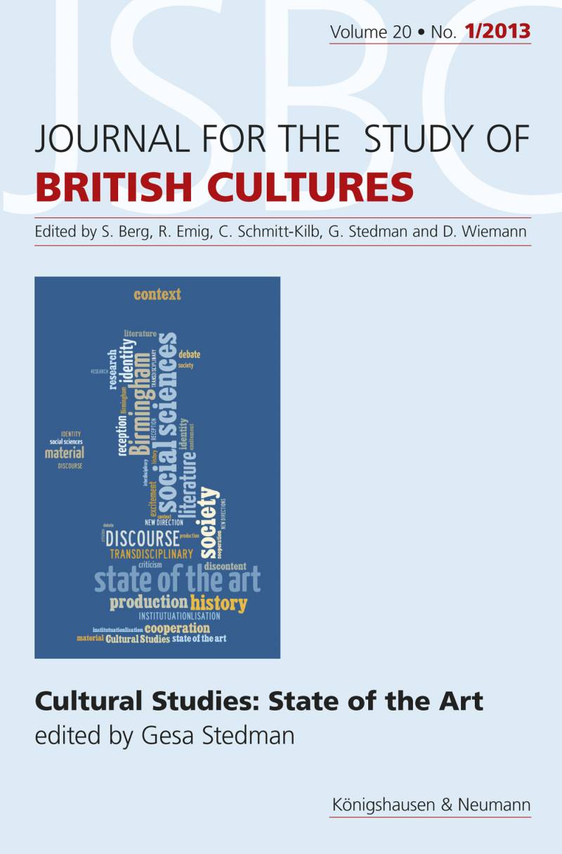 Cover zu Cultural Studies: State of the Art (ISBN 9783826080241)