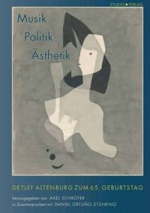 Cover zu Musik – Politik – Ästhetik (ISBN 9783895641497)